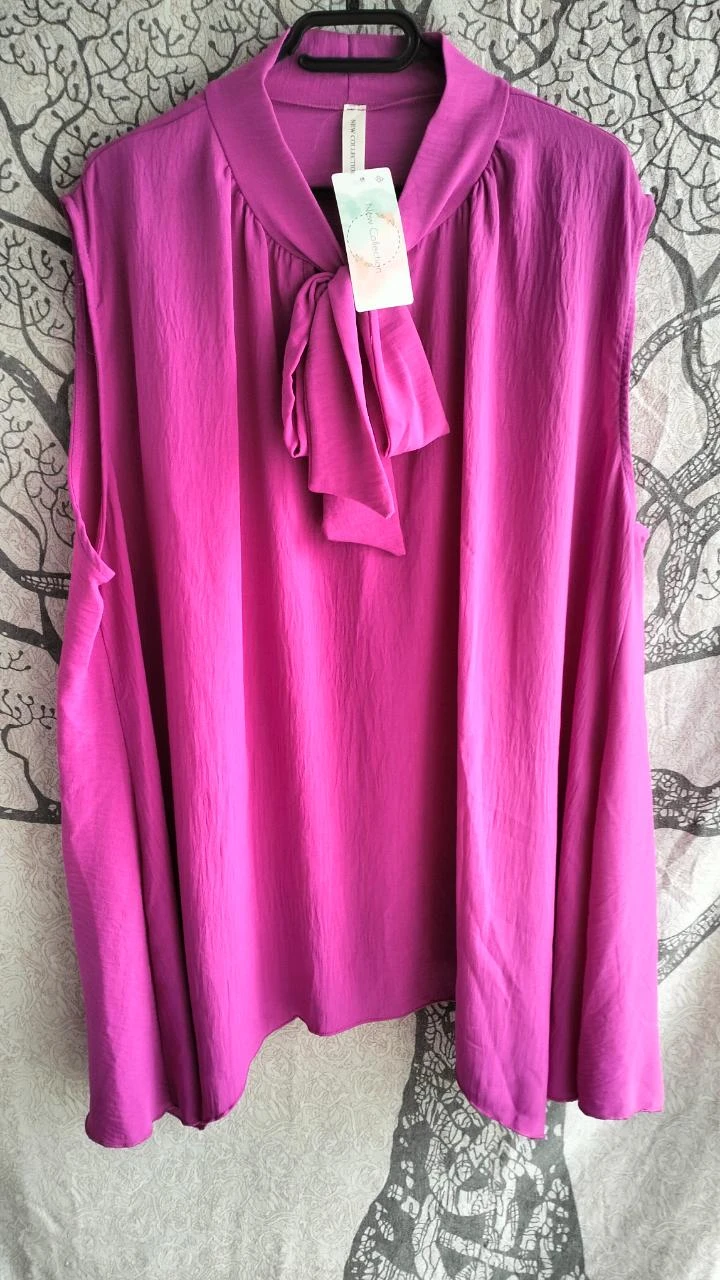 burgundy color blouse – photo 3